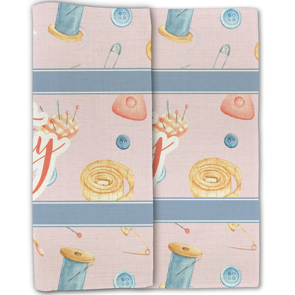 Sewing Time Linen Placemat - Folded Half (double sided)