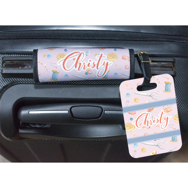 Sewing Time Luggage Wrap & Tag