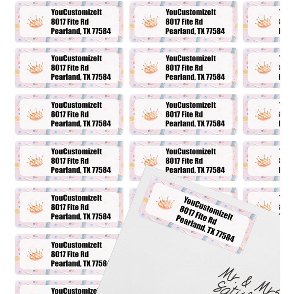 Sewing Time Mailing Label on Envelope - Multiple Labels