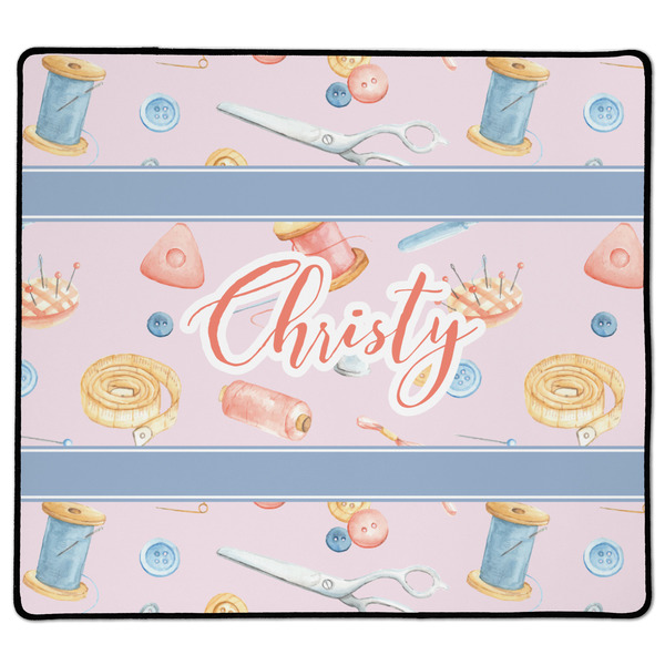 Custom Sewing Time XL Gaming Mouse Pad - 18" x 16" (Personalized)