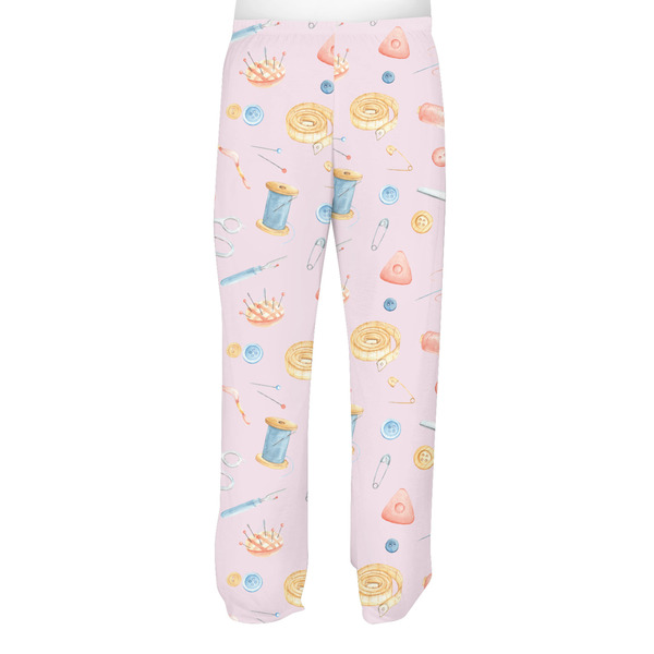 Sewing Time Men's Pjs Back - on model