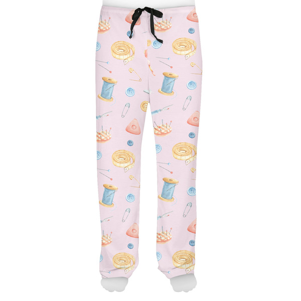 Sewing Time Men's Pjs Front - on model