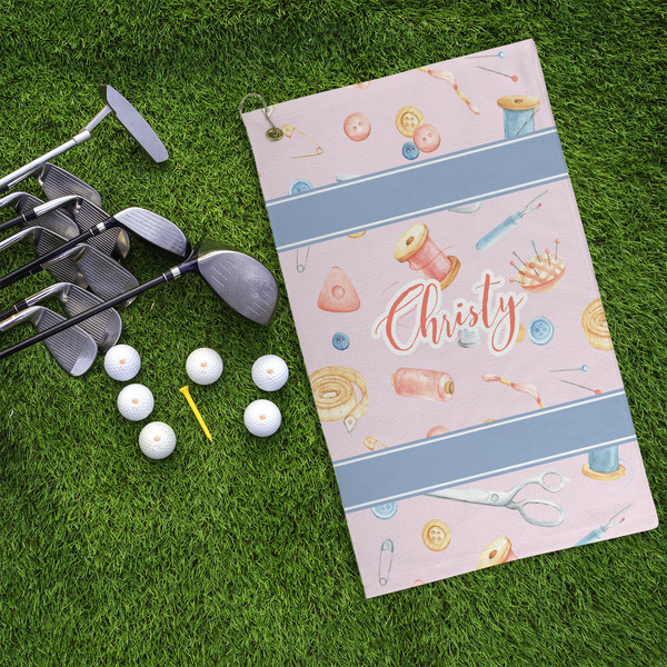 Sewing Time Microfiber Golf Towels - LIFESTYLE