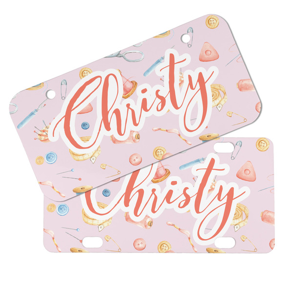 Sewing Time Mini License Plates - MAIN (4 and 2 Holes)