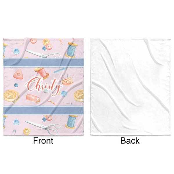 Sewing Time Minky Blanket - 50"x60" - Single Sided - Front & Back
