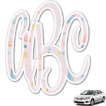 Sewing Time Monogram Car Decal (Personalized)