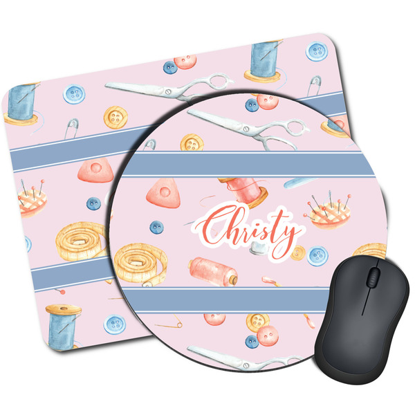 Custom Sewing Time Mouse Pad (Personalized)