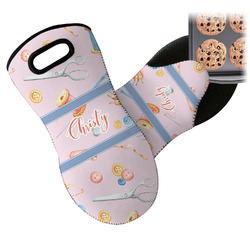 Sewing Time Neoprene Oven Mitt w/ Name or Text