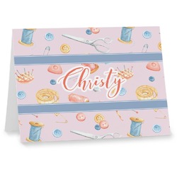 Sewing Time Note cards (Personalized)