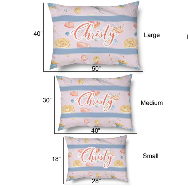 Sewing Time Outdoor Dog Beds - SIZE CHART