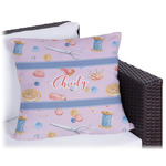 Sewing Time Outdoor Pillow - 18" (Personalized)