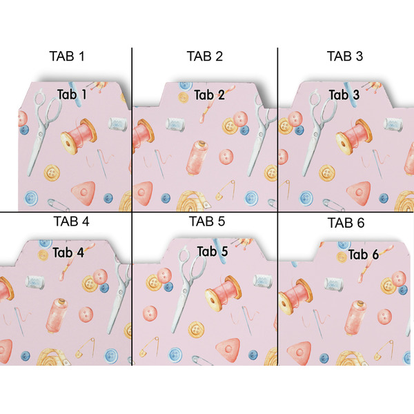 Sewing Time Page Dividers - Set of 6 - Approval