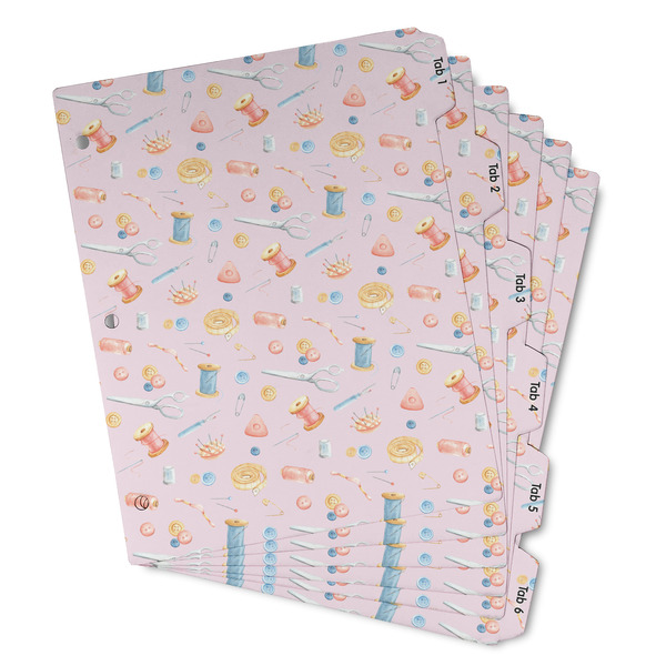 Custom Sewing Time Binder Tab Divider - Set of 6 (Personalized)