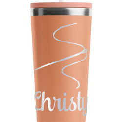 Sewing Time RTIC Everyday Tumbler with Straw - 28oz - Peach - Single-Sided (Personalized)