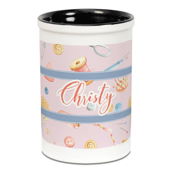 Sewing Time Pencil Holder - Black