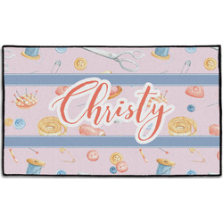 Sewing Time Door Mat - 60"x36" (Personalized)