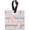 Sewing Time Plastic Luggage Tag - Square w/ Name or Text