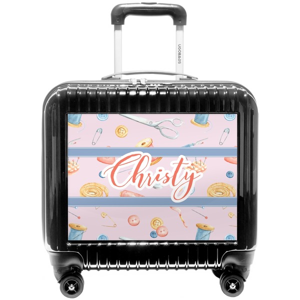 Custom Sewing Time Pilot / Flight Suitcase (Personalized)