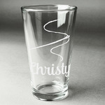Sewing Time Pint Glass - Engraved (Personalized)