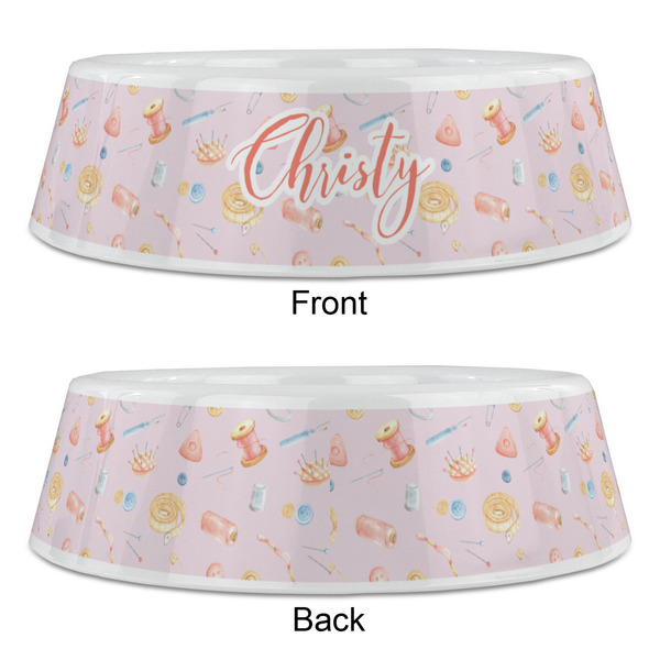 Sewing Time Plastic Pet Bowls - Large - APPROVAL