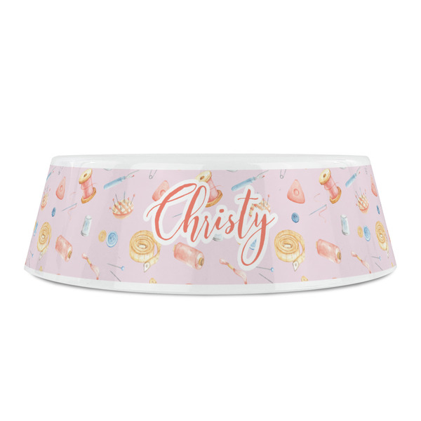 Sewing Time Plastic Pet Bowls - Small - FRONT