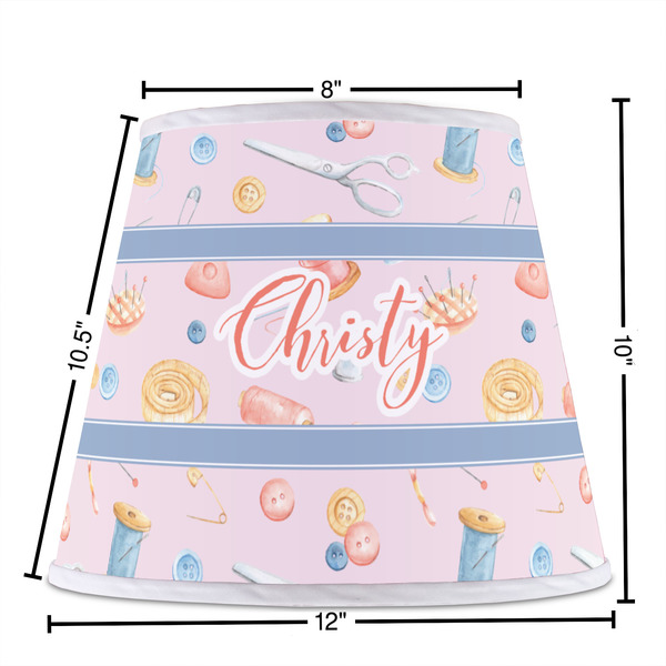 Sewing Time Poly Film Empire Lampshade - Dimensions