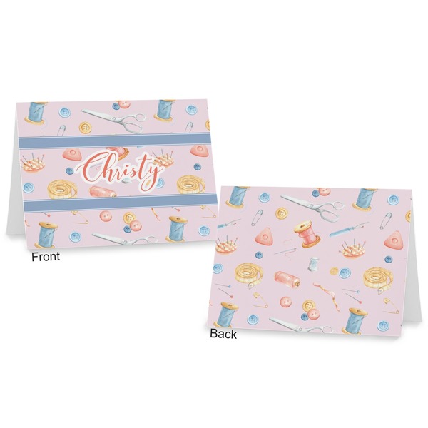 Sewing Time Postcard - Front and Back