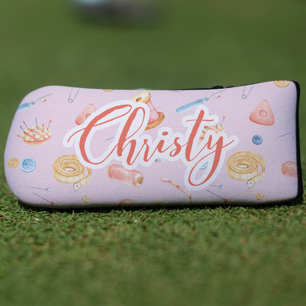 Custom Sewing Time Blade Putter Cover (Personalized)