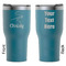 Sewing Time RTIC Tumbler - Dark Teal - Double Sided - Front & Back