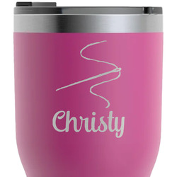 Sewing Time RTIC Tumbler - Magenta - Laser Engraved - Single-Sided (Personalized)