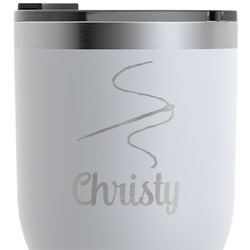 Sewing Time RTIC Tumbler - White - Engraved Front & Back (Personalized)