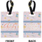 Sewing Time Rectangle Luggage Tag (Front + Back)