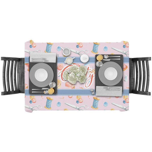 Sewing Time Rectangular Tablecloths - LIFESTYLE