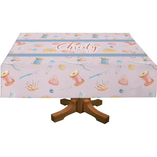 Sewing Time Rectangular Tablecloths (Personalized)