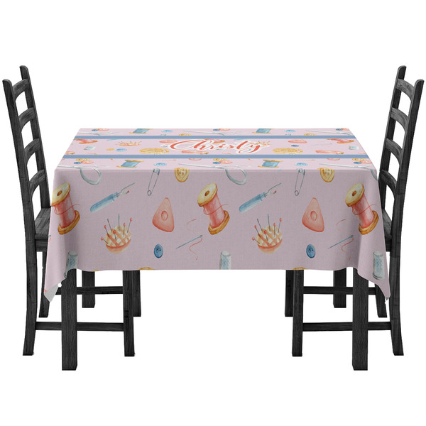 Custom Sewing Time Tablecloth (Personalized)