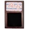 Sewing Time Red Mahogany Sticky Note Holder - Flat