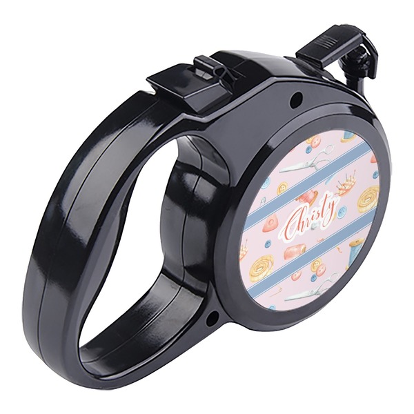 Sewing Time Retractable Dog Leash - Angle