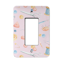 Sewing Time Rocker Style Light Switch Cover (Personalized)