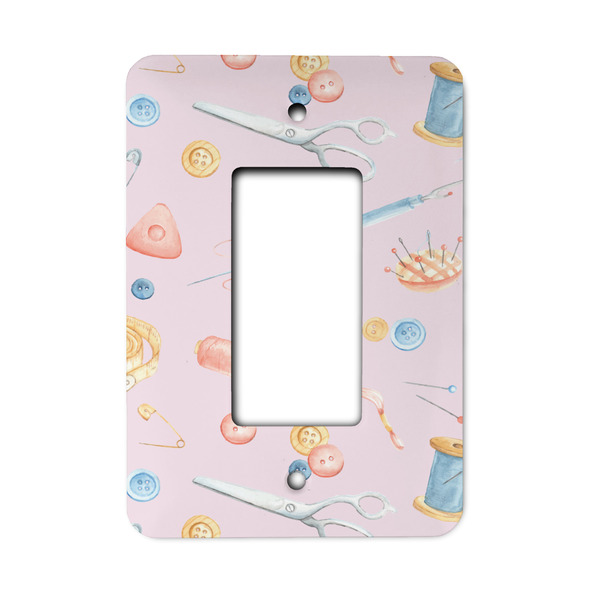 Custom Sewing Time Rocker Style Light Switch Cover