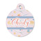 Sewing Time Round Pet ID Tag - Small (Personalized)