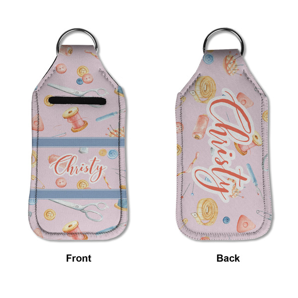 Sewing Time Sanitizer Holder Keychain - Large APPROVAL (Flat)