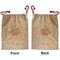Sewing Time Santa Bag - Front and Back