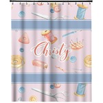 Sewing Time Extra Long Shower Curtain - 70"x84" (Personalized)
