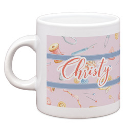 Sewing Time Espresso Cup (Personalized)