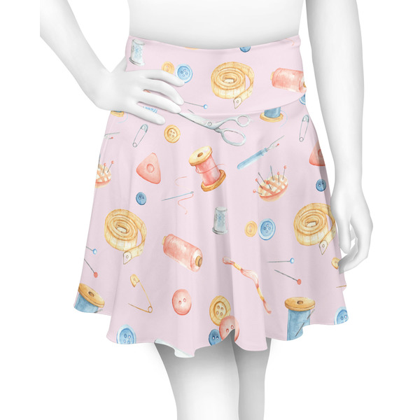 Custom Sewing Time Skater Skirt - X Large