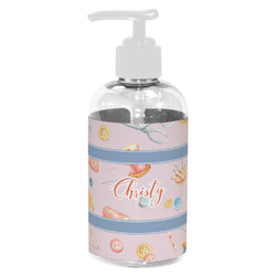 Sewing Time Plastic Soap / Lotion Dispenser (8 oz - Small - White) (Personalized)