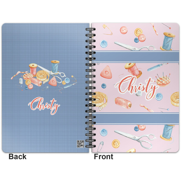 Sewing Time Spiral Journal 7 x 10 - Apvl