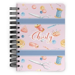 Sewing Time Spiral Notebook - 5x7 w/ Name or Text