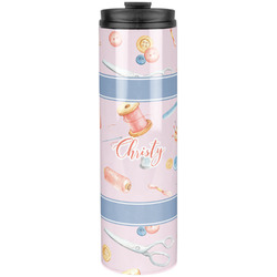 Sewing Time Stainless Steel Skinny Tumbler - 20 oz (Personalized)
