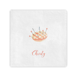 Sewing Time Standard Cocktail Napkins (Personalized)